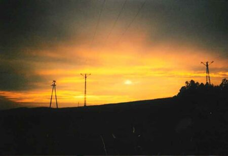 Wunderschöner Sonnenuntergang in Limanova